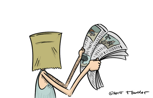 Cartoon: News (medium) by Mandor tagged news
