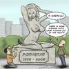 Cartoon: A miracle! (small) by Mandor tagged pornstar,statue,miracle