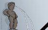 Cartoon: Crying (small) by Mandor tagged brussel,terrorist,attack,manneken,pis,crying