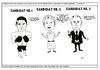 Cartoon: 1 2 oder 3? (small) by Boro tagged ukraine,wahlen,putin,timoschenko,klitschko
