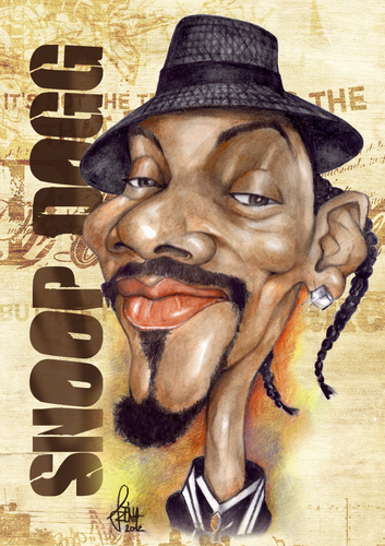 Cartoon: Snoop Dogg (medium) by Szena tagged snoop,dogg,singer,rapp,usa