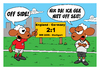 Cartoon: Missverständniss (small) by Bruder JaB tagged fußball,lamm,england,deutschland,stuttgart