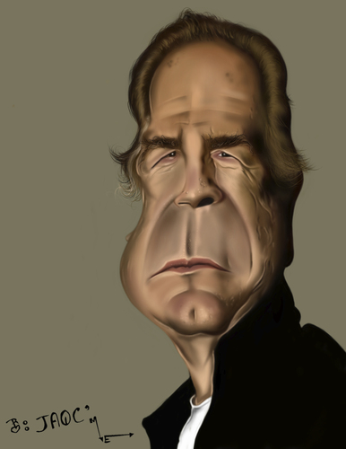 Cartoon: Brian Cox (medium) by jaime ortega tagged brian,cox