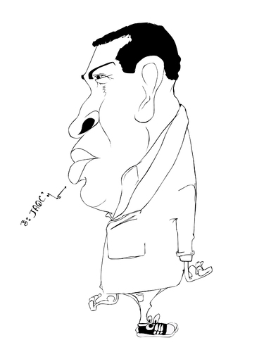 Cartoon: Chavez (medium) by jaime ortega tagged chavez,al,reves,venezuela