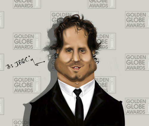 Cartoon: Edgar Ramirez. (medium) by jaime ortega tagged edgar,ramirez,golden,globe,actor