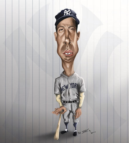 Cartoon: Joe Dimaggio (medium) by jaime ortega tagged joe,dimaggio