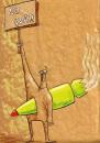 Cartoon: No war! (small) by Mohsen Zarifian tagged war