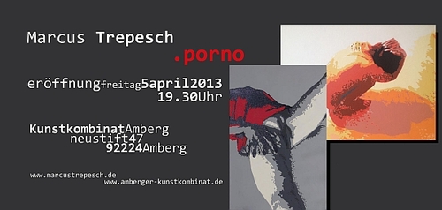 Cartoon: Einladung zur Vernissage! (medium) by Marcus Trepesch tagged nude,ausstellungseröffnung,ausstellung,art,kunst,verbissage,akt,nackt