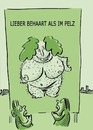 Cartoon: PETA braucht deinen Pelz! (small) by Ludwig tagged pelz,peta,tiere,fell,naturschutz,nackt,tierschutz