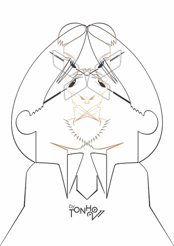 Cartoon: Draw Me (medium) by Tonho tagged portraitpitch