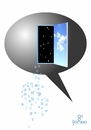 Cartoon: Dialog (small) by Tonho tagged dialog,night,and,day,star,letters