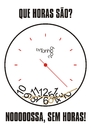 Cartoon: hours without (small) by Tonho tagged clock