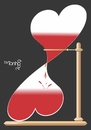 Cartoon: Time to love (small) by Tonho tagged time hourglass