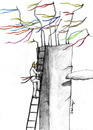 Cartoon: wish tree 2 (small) by aytrshnby tagged wish,tree