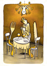 Cartoon: at dinner (small) by Pecchia tagged cartoon,humor,pecchia