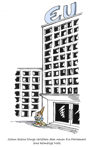 Cartoon: EU Neuerungen (medium) by Simpleton tagged europwahl,eu,parlament,rechtspopulisten
