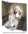 Cartoon: Fran-ken-ziskus (small) by Simpleton tagged papst,franziskus,frankenstein,monster,kardinäle,kurie,reformen