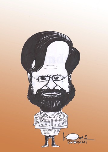 Cartoon: ramanunni (medium) by koyaskodinhi tagged caricature