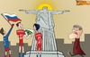 Cartoon: Russia is going to Brasil. (small) by emir cartoons tagged russia,brasil,football,world,cup,2014,emir,cartoons,caricature,cartoon