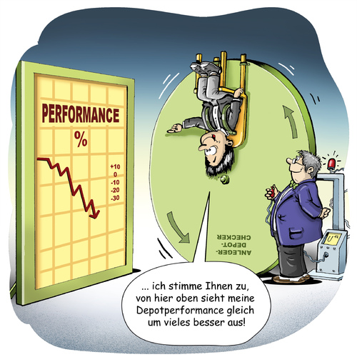 Cartoon: Ausblick (medium) by schuppi tagged vermögensanlage,ausblick,performance,ansicht,börse,anlage,geld,vermögen,vermögensanlage,ausblick,performance,ansicht,börse,anlage,geld,vermögen