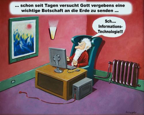 Cartoon: steckdose (medium) by schuppi tagged gott,steckdose,strom,technik,himmel,computer,gott,steckdose,stecker,strom,technik,computer,pc,rechner,internet,technologie,fortschritt,entwicklung,informationsgesellschaft,information,kommunikation,religion,botschaft,nachricht,message,medien,medium,arbeitsplatz,senden,versenden,verschicken,email,zeitalter,moderne,fluchen,himmel,erde