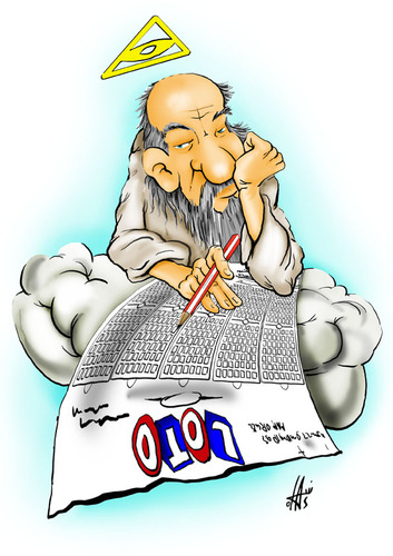 Cartoon: no title (medium) by Nikola Otas tagged loto