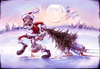 Cartoon: Merry Christmas 2011 (small) by hopsy tagged merry,christmas,pine,tree,snow