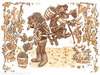 Cartoon: Vintagers (small) by hopsy tagged vintagers,grape,harvest