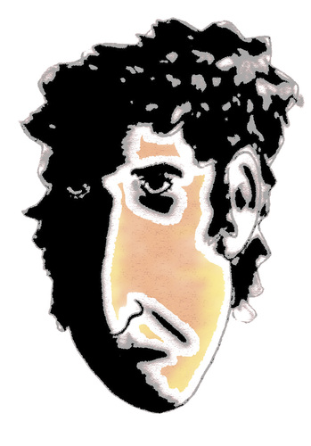 Cartoon: robert carpenter (medium) by earldonsax tagged bob,dylan,robert,zimmerman