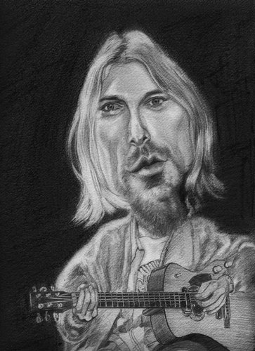 Cartoon: Kurt Cobain (medium) by princepaikattu tagged kurt,cobain,nirvana