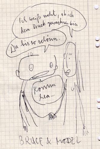 Cartoon: Germany.s next Topmodel (medium) by wf-artwork tagged model,woman,frau