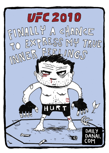 Cartoon: UFC 2010 (medium) by Dailydanai tagged ufc,2010,undisputed,thq,video,games,dailydanai