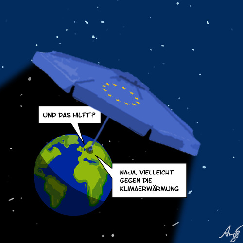 Cartoon: Es hilft... (medium) by Anjo tagged schirm,rettungsschirm,esm,endlos,groß,riesig,klima,krise,finanzkrise,euro,schirm,rettungsschirm,esm,endlos,riesig,klima,krise,finanzkrise,euro