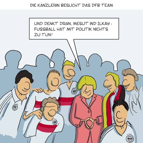 Cartoon: fussball und politik (medium) by Anjo tagged fussball,politik,kanzlerin,merkel,erdogan,özil,gündogan,fussball,politik,kanzlerin,merkel,erdogan,özil,gündogan