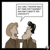 Cartoon: Fussnote (small) by Anjo tagged guttenberg,fussnote,doktorarbeit,plagiat