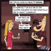 Cartoon: Multitasking (small) by Anjo tagged mann,frau,multitasking,nackt
