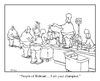 Cartoon: checkout (small) by creative jones tagged people of walmart creative jones flipflops