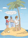 Cartoon: island girlfriend (small) by creative jones tagged desert,island,deserted,pronouns,androgenous