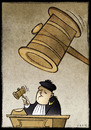 Cartoon: Justice (small) by Giacomo tagged justice,judgement,hammer,court,magistrate,read,giacomo,cardelli