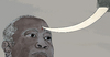 Cartoon: Gbagbo dos au mur (small) by No tagged gbagbo cote ioire the ivory coast