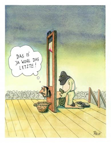 Cartoon: Das Letzte (medium) by POLO tagged henker,hinrichtung,guillotine,henker,hinrichtung,guillotine,galgen,todestrafe,strafe,bestrafung,hinrichten,sex,nötigung,vergewaltigung,vergewaltigen