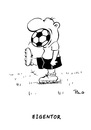 Cartoon: Eigentor (small) by POLO tagged fussball soccer