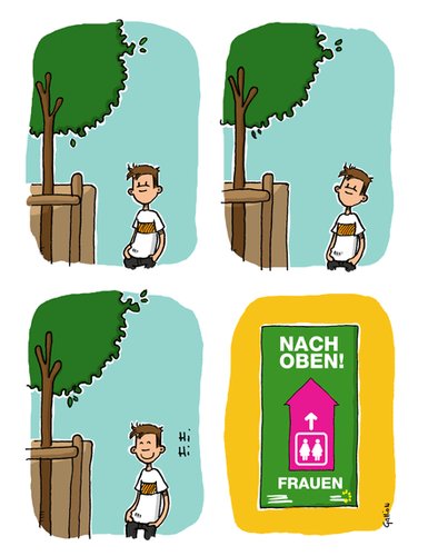 Cartoon: Wahlkampf... (medium) by gallion tagged gallion,handschuhfisch,people,tagebuch,comicstrip
