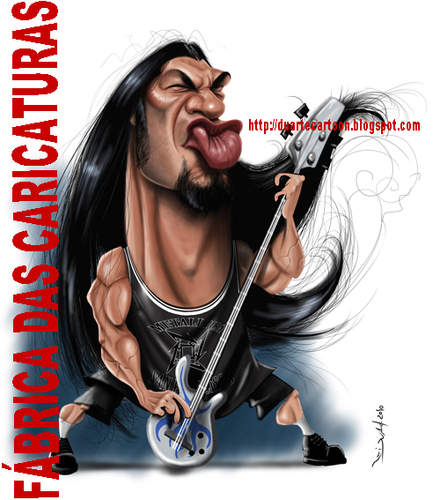 Cartoon: Robert Trujillo (medium) by Fabrica das caricaturas tagged fabrica,das,caricaturas