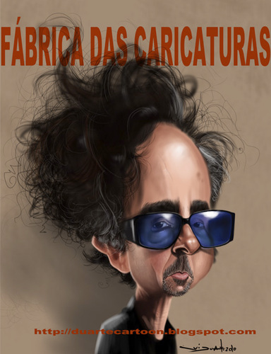 Cartoon: Tim Burton (medium) by Fabrica das caricaturas tagged fabrica,das,caricaturas