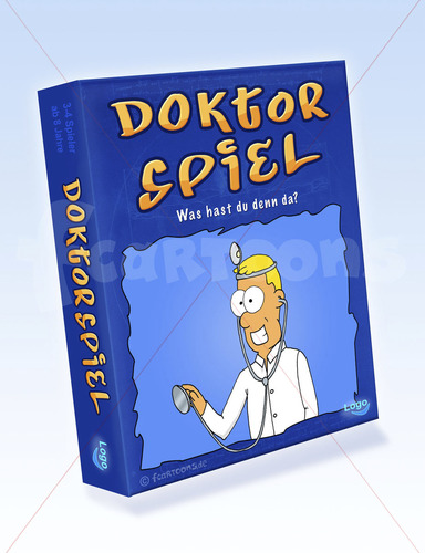 Cartoon: Doktorspiel (medium) by Frank Zimmermann tagged illustration,für,spieleverlag