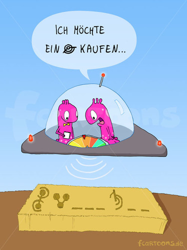 Cartoon: GLÜCKSRAD (medium) by Frank Zimmermann tagged aliens,alien,cartoon,glücksrad,kornfeld,spielen,ufo,weizen,zeichen,beams,buy,field,play,wheat,wheel,of,fortune