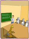 Cartoon: ABSTIMMUNG (small) by Frank Zimmermann tagged abstimmung,tafel,zebra,zebrastreifen,giraffe