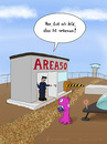 Cartoon: nebenan (small) by Frank Zimmermann tagged nebenan,next,door,alien,area51,area,usa,ufo,tower,überwachung,security