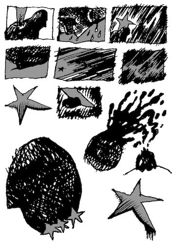 Cartoon: Walking on Broken Glass 1-6 page (medium) by sam seen tagged sam,seen,michael,jackson